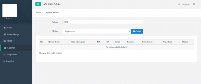 aplikasi surat keterangan (suket)