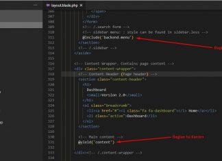 Laravel 7 Tutorial Membuat Blog Lengkap CMS Part #3 – Laravel Dynamic Blade Templating for Backend Application Layout Laravel 7 Blade Templating