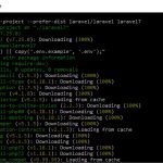 proses intallation laravel7
