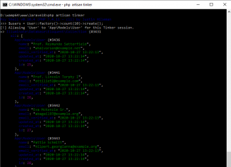 Laravel 8: Laravel Factory Tinker Example Usage Laravel 8 Laravel Factory Laravel Tinker