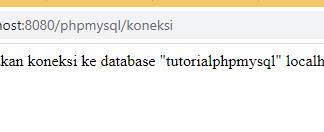 Cara Membuat Koneksi Database Dengan PHP dan MySQLi koneksi database php mysql berhasil