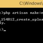 Laravel artisan create model and controller