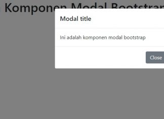 Tutorial Bootstrap 4: Modal Bootstrap Modal Bootstrap