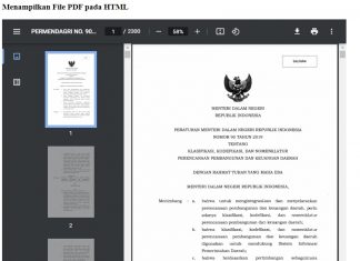 Menampilkan File PDF pada HTML Menampilkan File PDF pada HTML