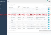 Menambahkan Kolom Tombol Action Pada Codeigniter 4 Server Side Datatables Menambahkan Kolom Tombol Action Pada Codeigniter 4 Server Side Datatables