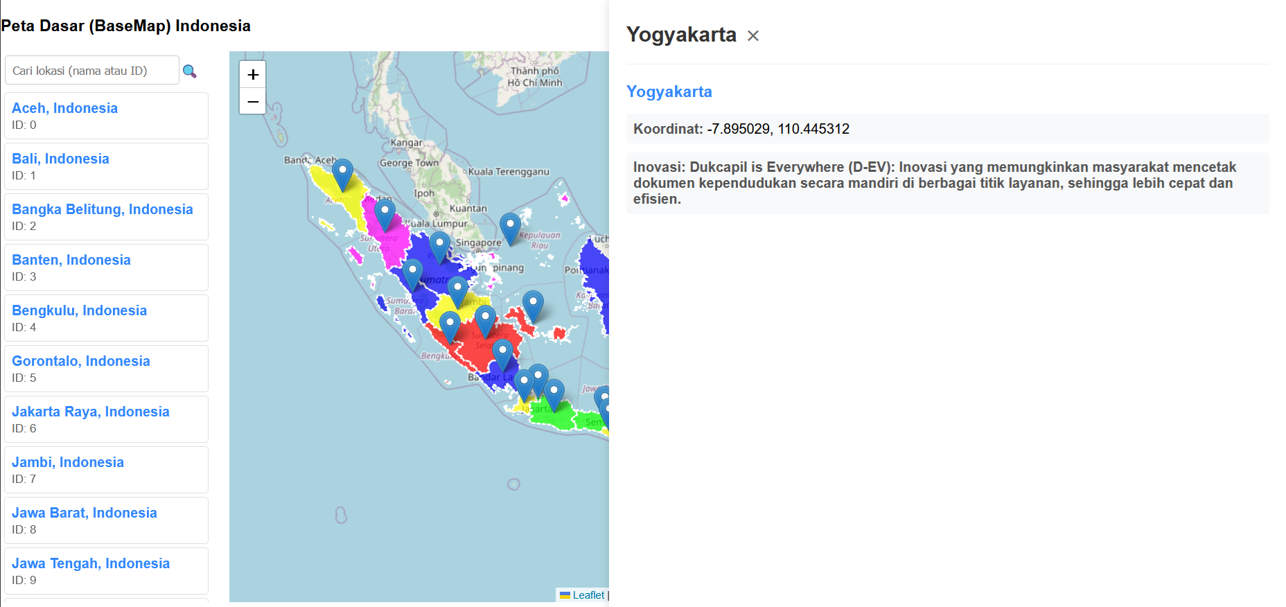 WebGIS Jogjatech dot com pop up informasi Inovasi