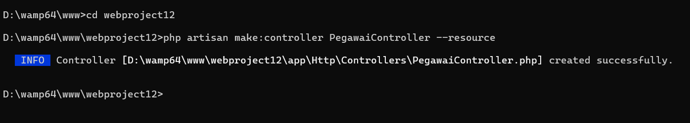 Controller Resource di Laravel 12